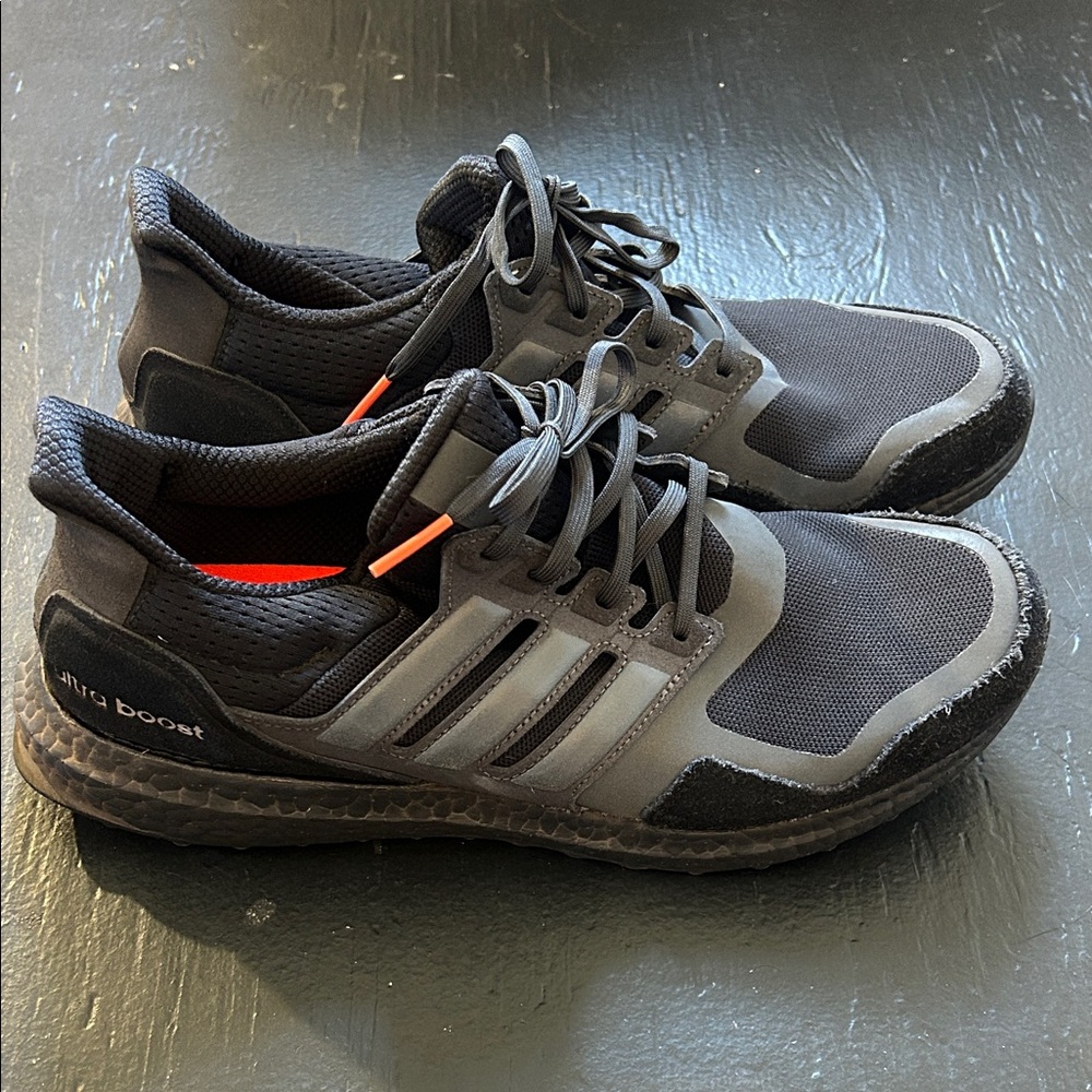 Adidas Ultra Boost S&L Black and Gray Sneakers
